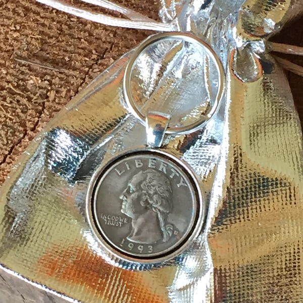 1993 Quarter Keychain