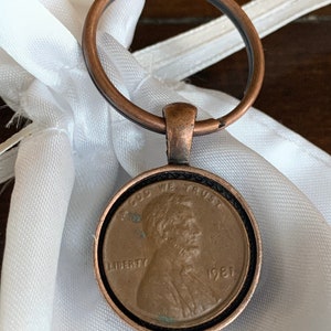 Portachiavi Penny del 1981 - Rame antico