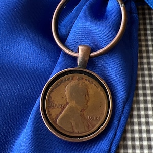 1924 Penny Keychain - Antique Copper