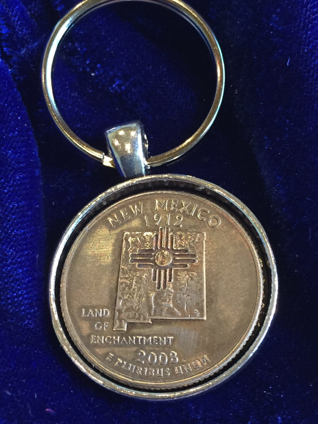 Quarter Key Chain New Mexico Quarter Keychain - Etsy