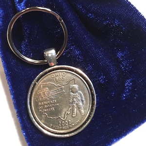 Ohio Quarter Keychain - The Buckeye State