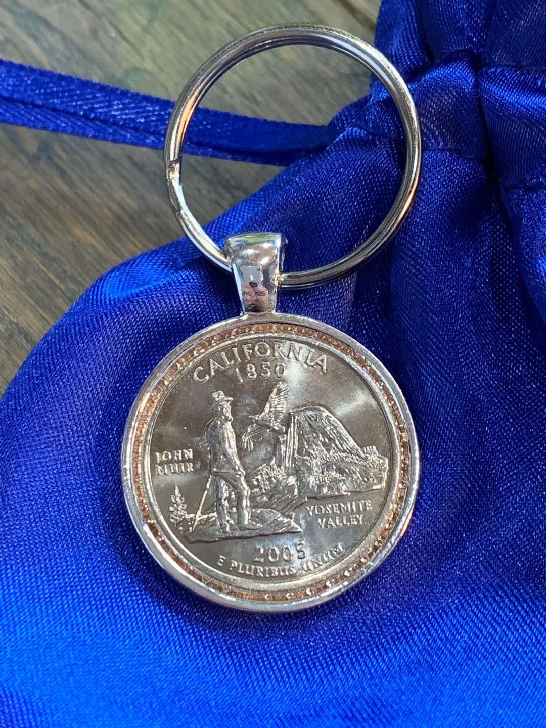 Quarter Key Chain California Quarter Keychain - Etsy