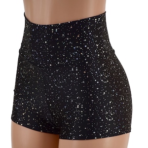 Star Noir Hoge Taille Shorts 157553