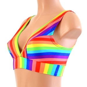 Rainbow Stripe Starlette Bralette  154423