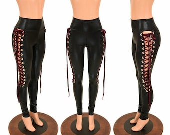 レッグウェア S lace up leggings tulle theredthread THEREDTHREAD / ザレッドスレッド】S lace up leggings petal