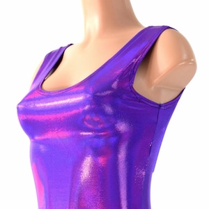 Grape Holographic Crop Tank -150254