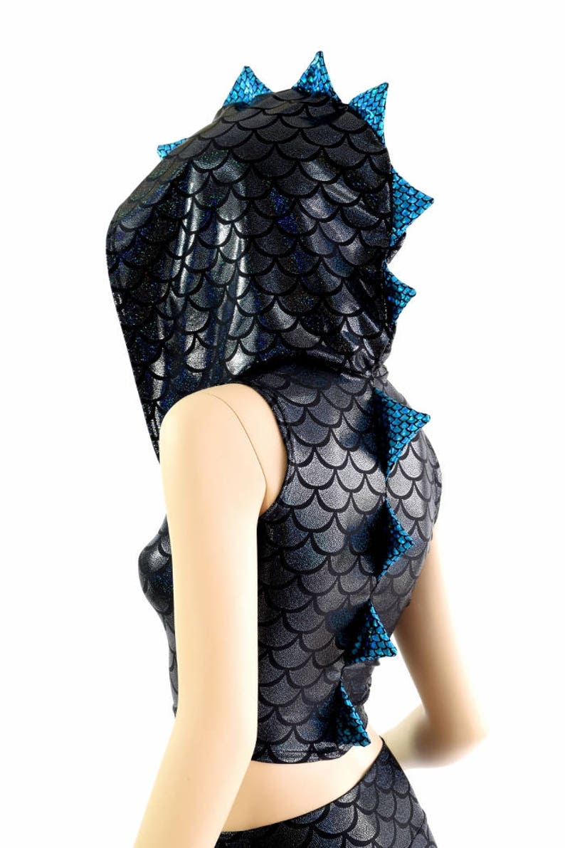 Dragon crop hoodie Clearance