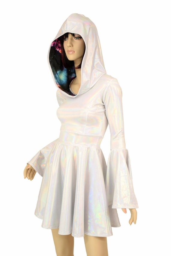 hooded skater dress KMKDesigns | Ethical Custom Dress Designers | Custom Costume Designer | Ethical Fashion Designer | St. Paul, MN
