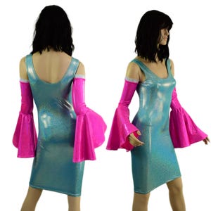 Neon Uv Glow Pink Dress - Etsy