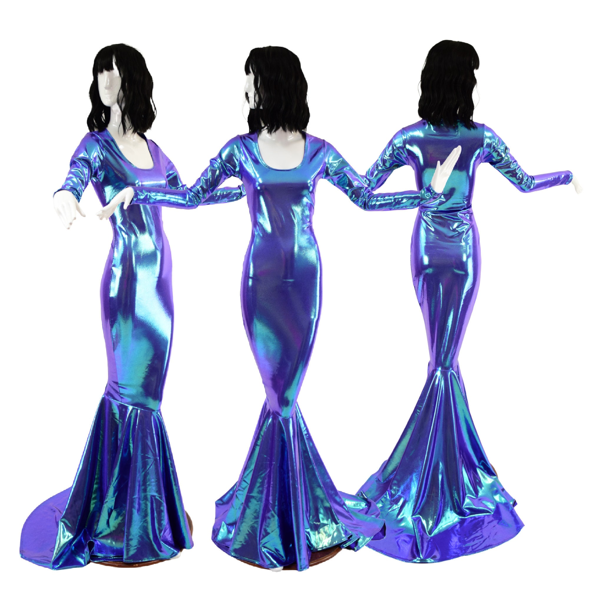 chinese dress ladies Dali - Drag Queen Mermaid Evening Dress
