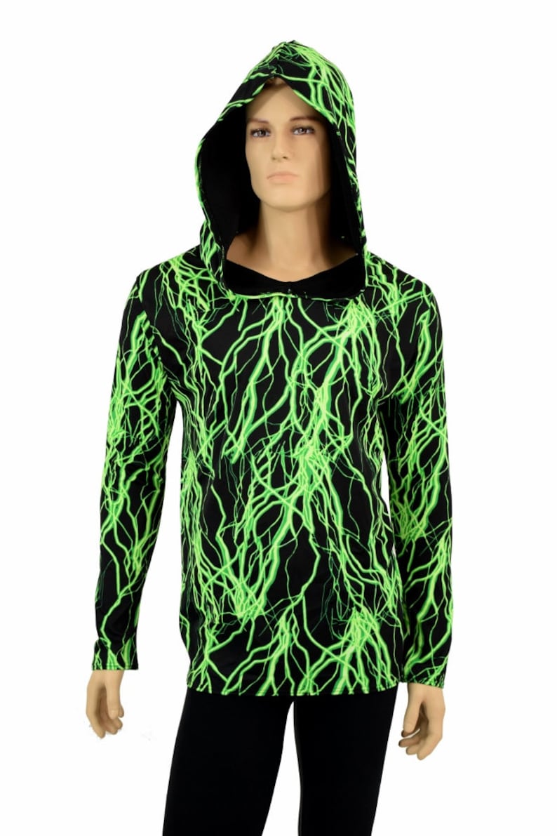 green lightning pants