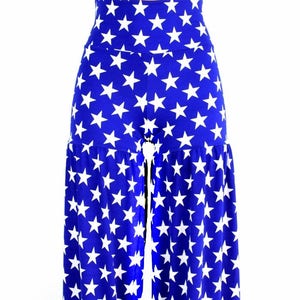 Stilt Pants in Blue and White Star Print Stilting Costume - Etsy