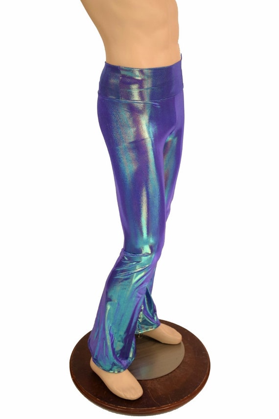 Lowrise Flashbulb Holographic Metallic Spandex Low Rise Booty