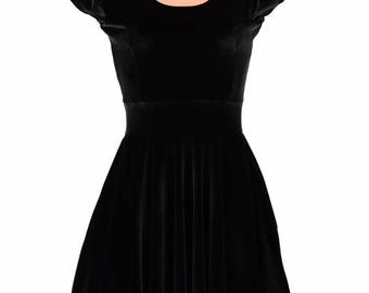 sachin and babi light blue dress Pieces square neck skater dress in black