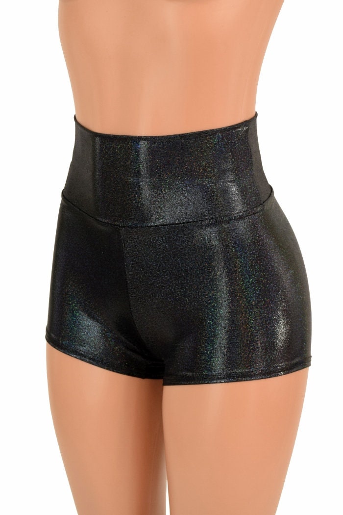 MONO B Smocked High Waist Shorts
