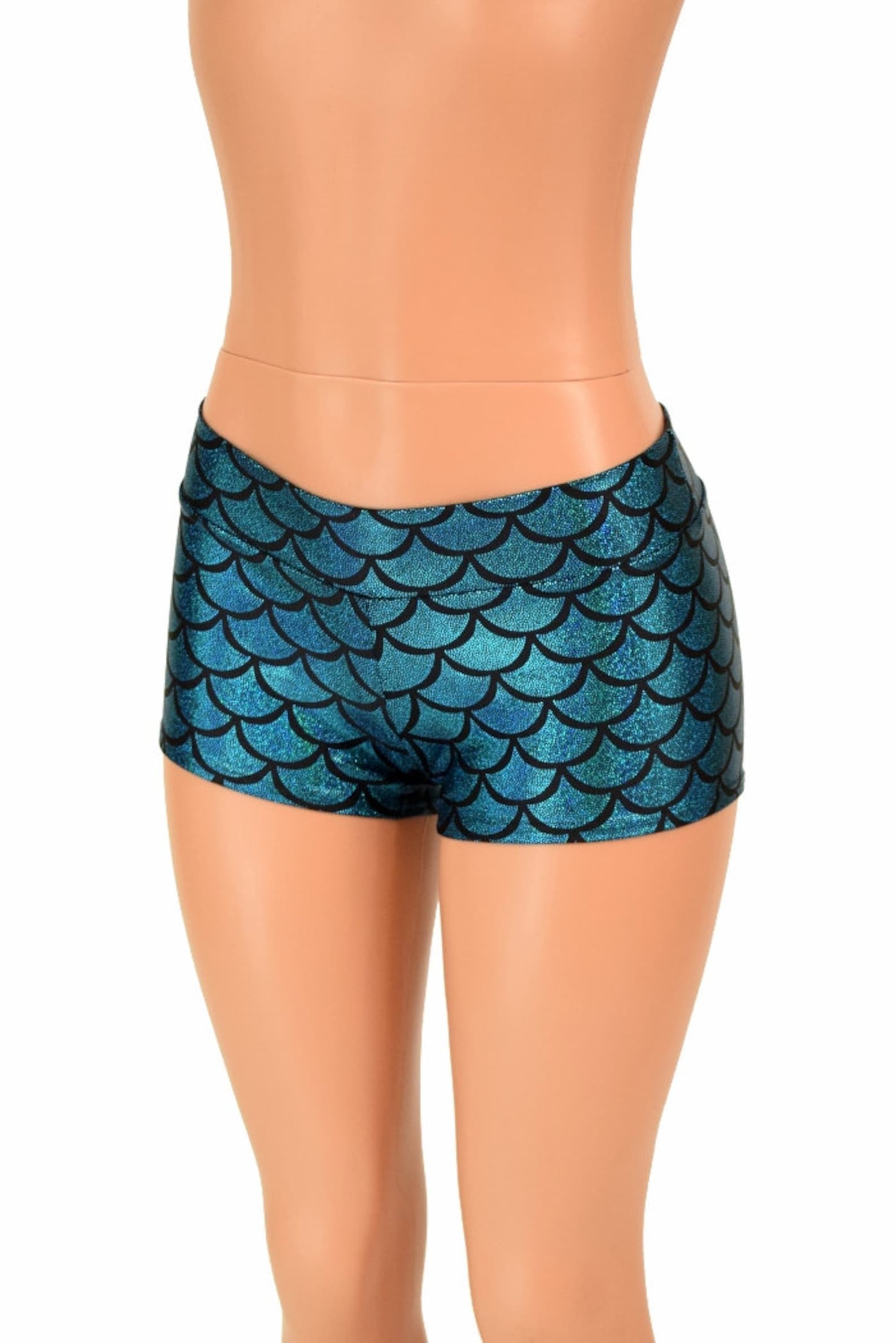 Black Mermaid Lowrise Shorts main image 0