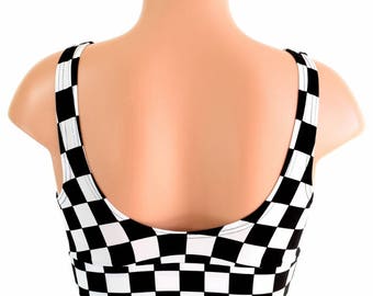 Checkerboard bralette sales