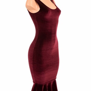 burgundy pin up dress TOP VINTAGE 50s Ruby Swing Dress in Burgundy Size EU10