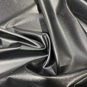 Stingray Sparkle PU Coated Spandex Fabric   by the yard