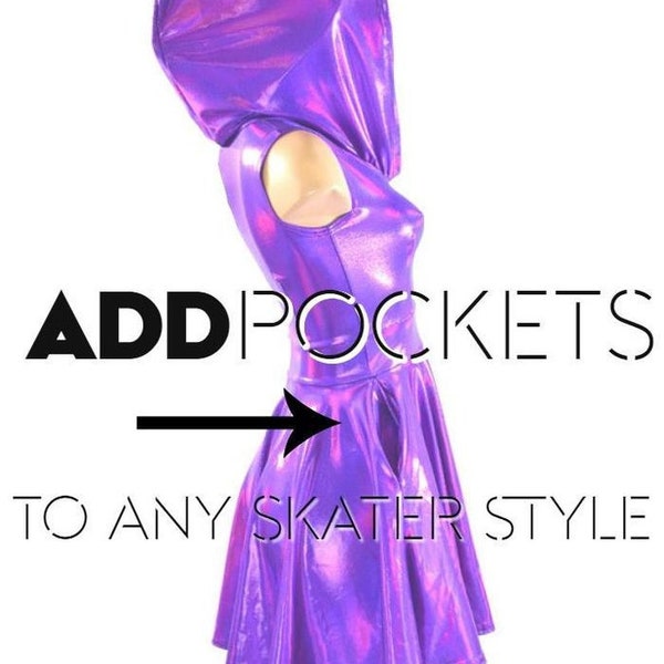 ADD POCKETS to any skater style dress