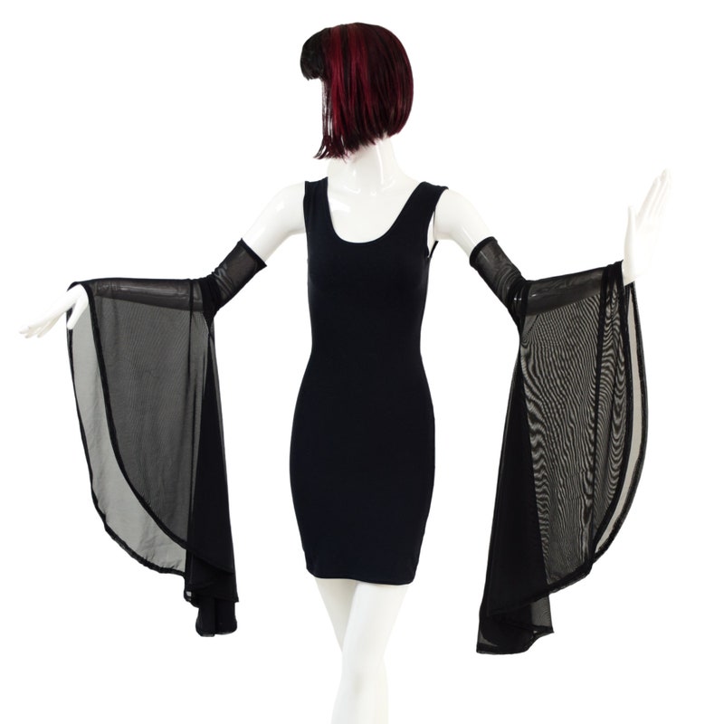 Sheer Bell Sleeve Dress main image 0