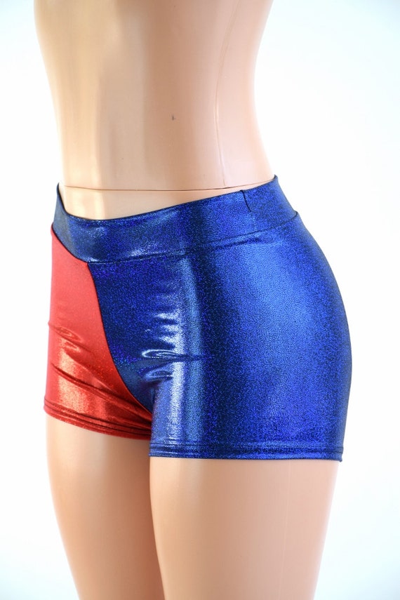 High waisted harley quinn clearance shorts