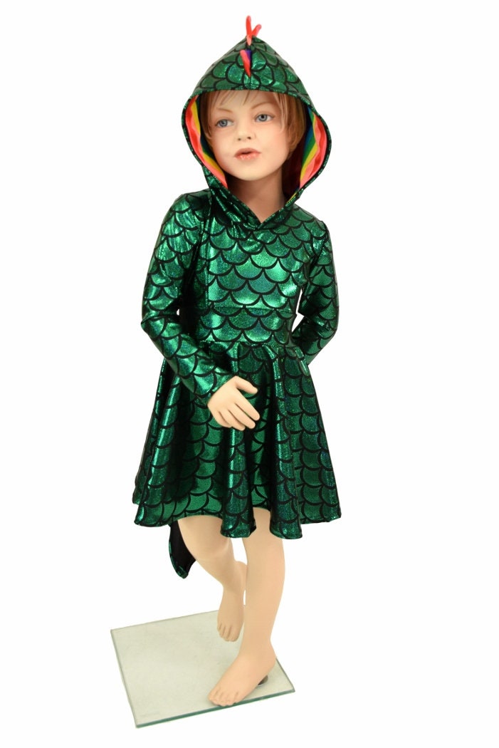 green dragon scale dress Green Dragon Catsuit (+Wings and Tail!) main image 0