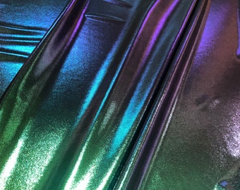 Scarab Holographic Four Way Stretch Spandex Fabric (By the Yard)