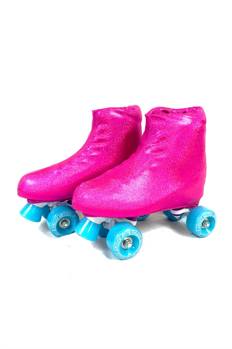 Pink Sparkly Jewel Holographic Neon Child Roller Skate Boot Etsy