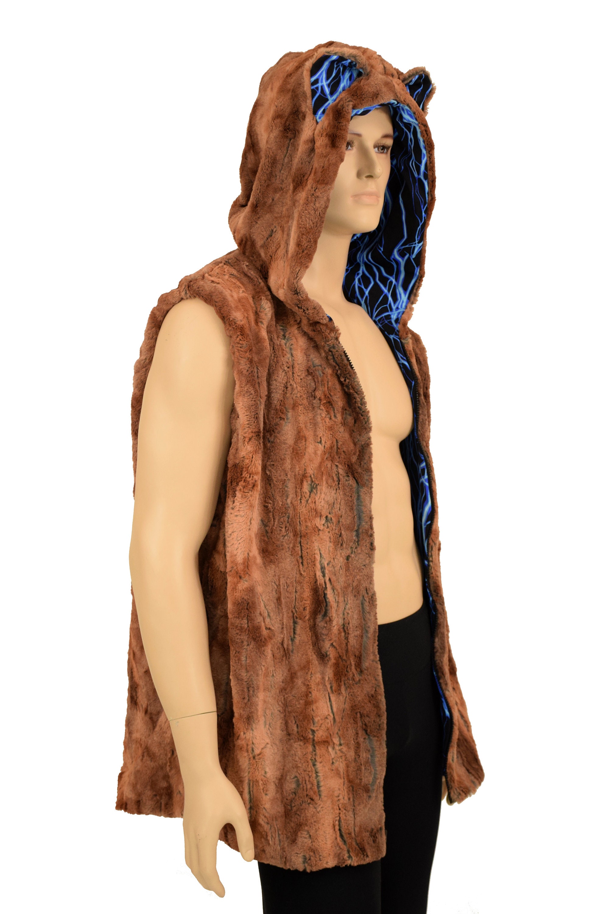 【DEARMINE】Rok String Hood Vest First Manufacturing Rook Vest With Hoody - RevZilla