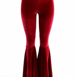 Solid Red Stretch Velvet Fabric by the Yard - Etsy