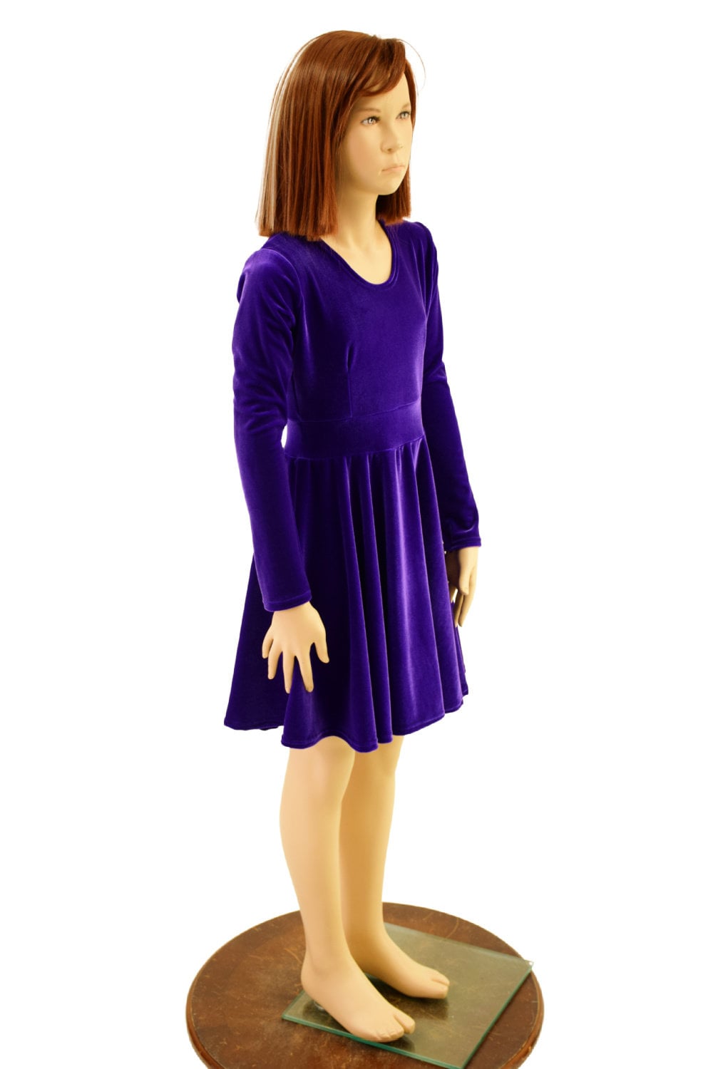 purple velvet skater dress Vintage Clothing - Skater Dress - Off Shoulder - Purple Velvet