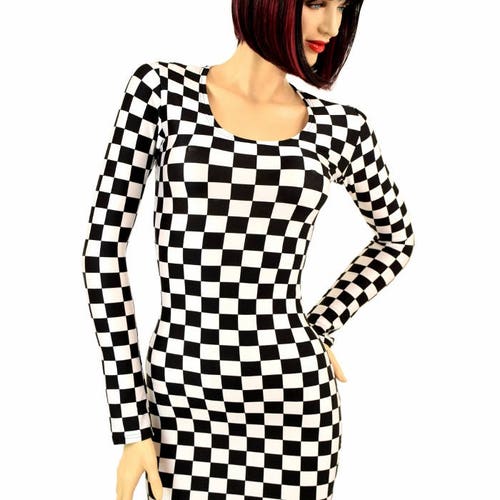 checkered flag dress