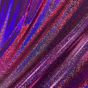 Fuchsia Sparkly Jewel  Four Way Stretch Spandex Fabric  (By the Yard)