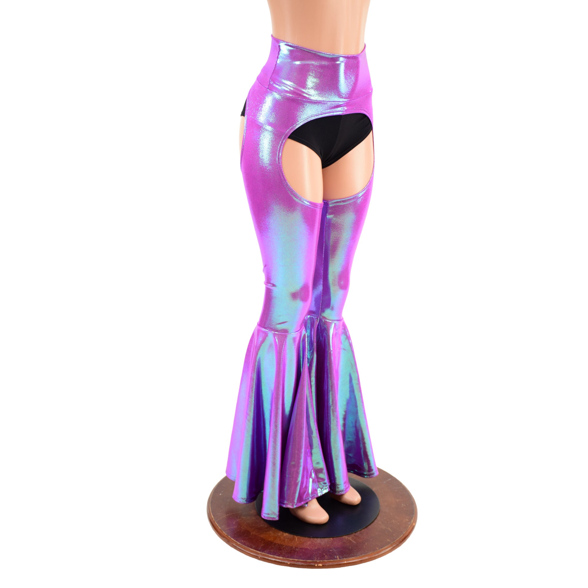 Bell Bottom Flare Chaps in Plumeria (shorts Not Included - - Etsy