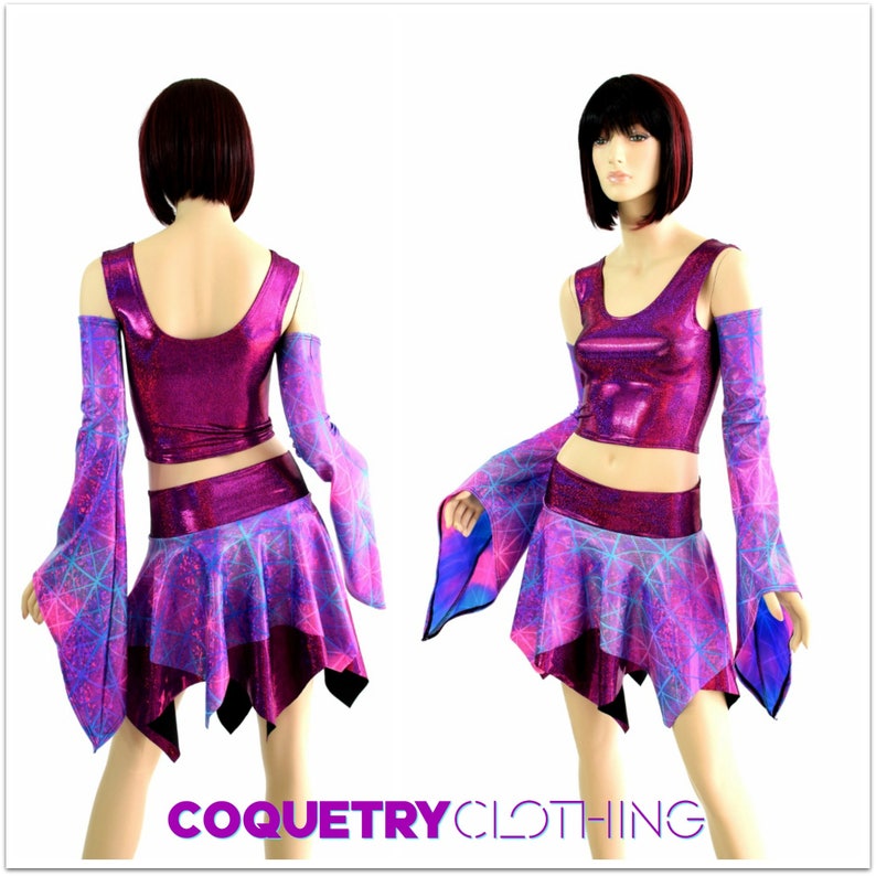 Disguise Fuchsia-Purple Iridescent Hooded Robe Adult