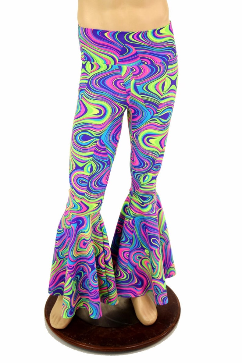 flared leggings print