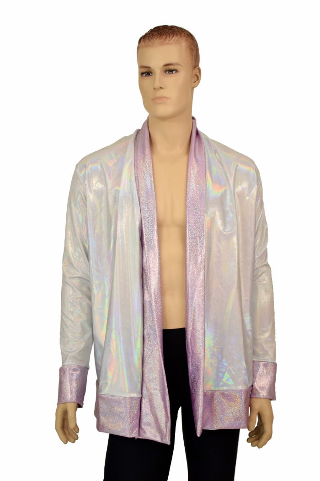 Men's Flashbulb Holographic not a Cardigan - Etsy