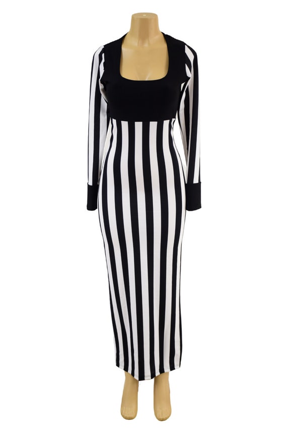Buy Women Black White Stripe Shift Dress Online At Best Price - Sassafras.in