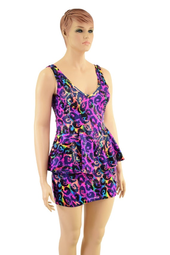 Leopard top tank dress
