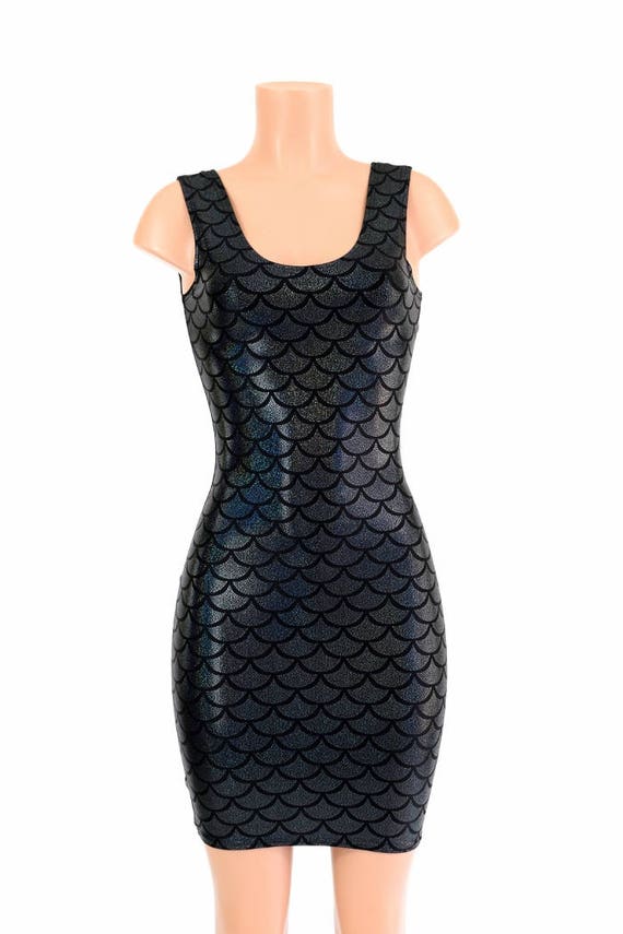 Black Mermaid Tank Dress - Coquetry Clothing 2XL Black Mermaid Tank Dress - Coquetry Clothing 2XL