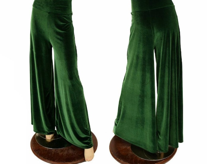 GREEN VELVET PANTS main image 0