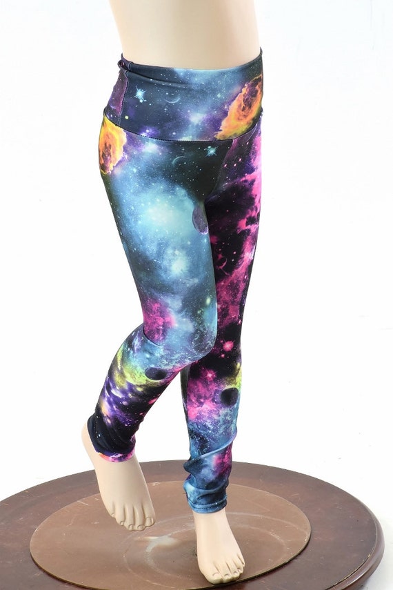 Kids UV Glow Galaxy Leggings Childrens and Girls Sizes 2T 3T 4T and 5-12  151825 -  Canada