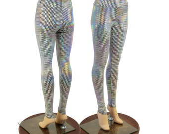 Prism Holographic High Waist Leggings  -