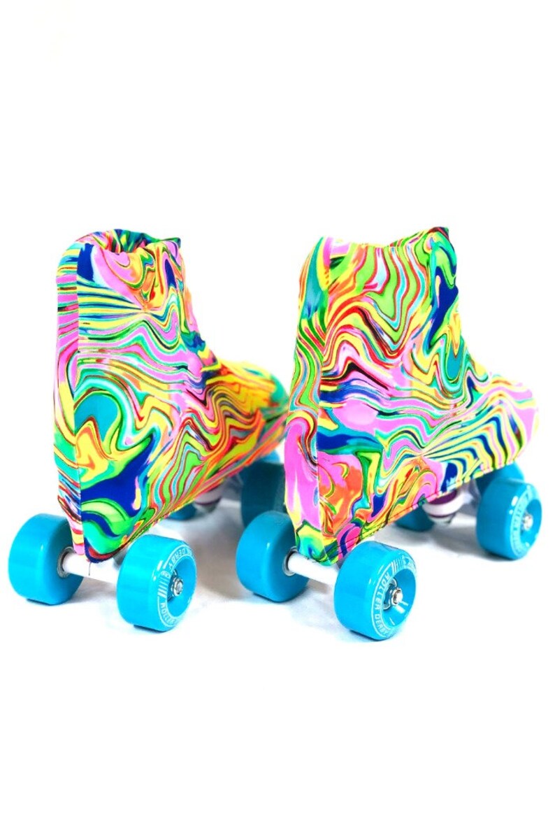 Neon Flux UV Glow Adult Roller Skate Boot Covers COVERS ONLY Etsy