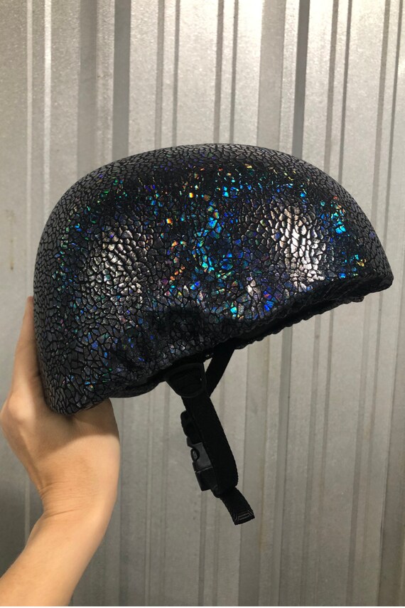 Roller Derby Holographic Helmet Cover COVER ONLY in Black | Etsy