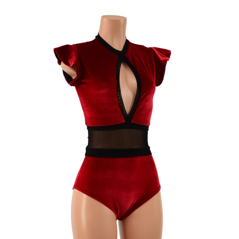 Raging Flames Keyhole Romper main image 1