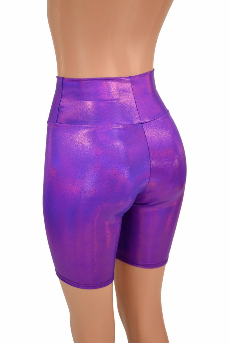 purple bike shorts