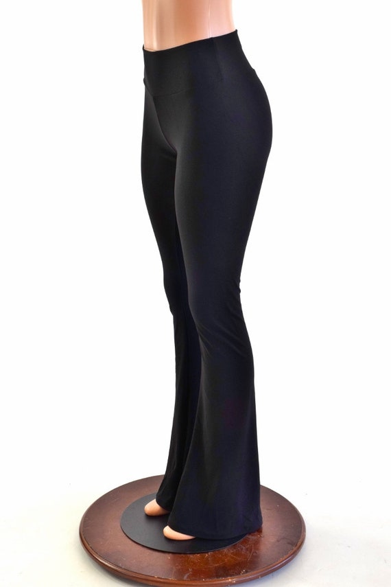 Buy Womens High Waist BOOT CUT Leggings in Black Zen 153927 Online