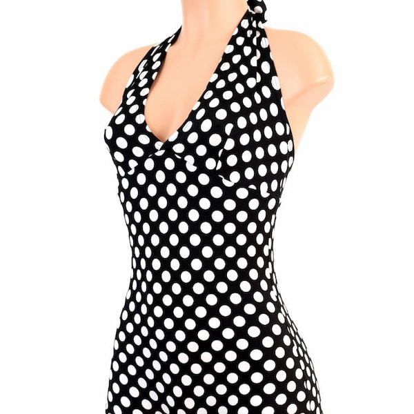 White Polka Dot Tie Up Jacket And Capri Pants Set